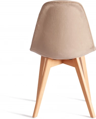 Стул CINDY SOFT (mod. C1021F1-1) / 2 шт. в упаковке Tetchair (Велюр,Дерево бук/Коричневый,Орех) арт.24552