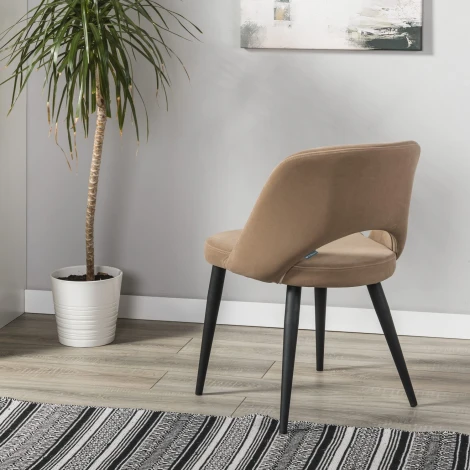 Стул Lars Diag beige/черный R-Home арт.410120130h_Diagbeige_черн