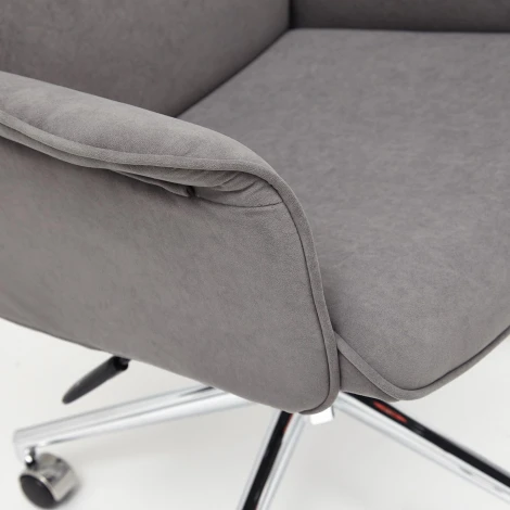 Кресло CHARM флок , серый, 29 Tetchair 13910