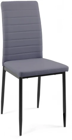 Стул ТЕКС каркас черный/к/з Pegaso серый Dikline 00-00049165