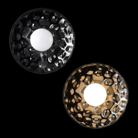 Настенный светильник Crystal Lux PEARL AP1 SMOKE (220V, круглые)