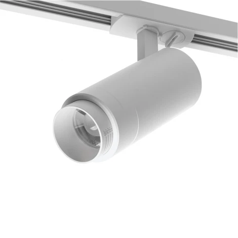 Трековый светодиодный светильник однофазный Wolta WTL-15W/02W 220V 15Вт 4000К IP20 Белый