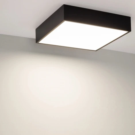 Встраиваемый точечный светильник DL-GRIGLIATO-S190x190-24W Day4000 (BK, 100 deg, 230) (Arlight, IP40 Металл) 045704 (LED)