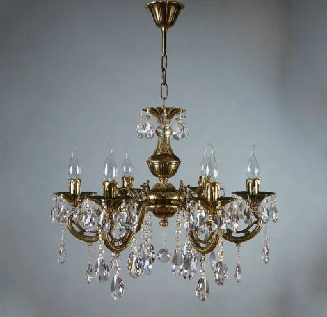 Подвесная люстра Ambiente by Brizzi Aria 8818/6 PB Tear Drop
