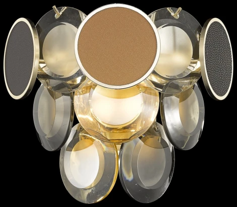 Настенный светильник каскадный Wertmark Oriella WE141.02.301 (220V, хрусталь)