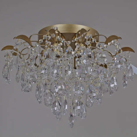 Потолочная люстра хрустальная Reluce 04035-0.3-06 MATT GOLD (220V)