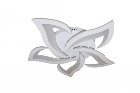 Потолочная люстра Natali Kovaltseva LED INNOVATION STYLE 83002 (регулировка яркости, 220V, пульт управления, умный дом - LampSmart, цветы)