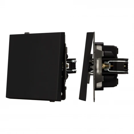 Механизм выключателя одноклавишный проходной SWT-TENDO-MKP1-SFPL-BK (230V, 10A) (Arlight) 054579