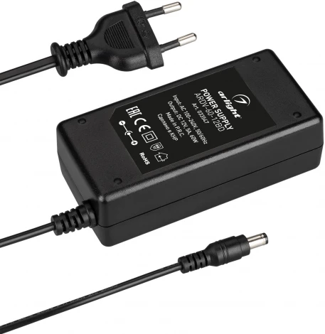 Блок питания ARDV-60-12BD (12V, 5A, 60W) (Arlight, Адаптер, 3 года) 033547 Arlight