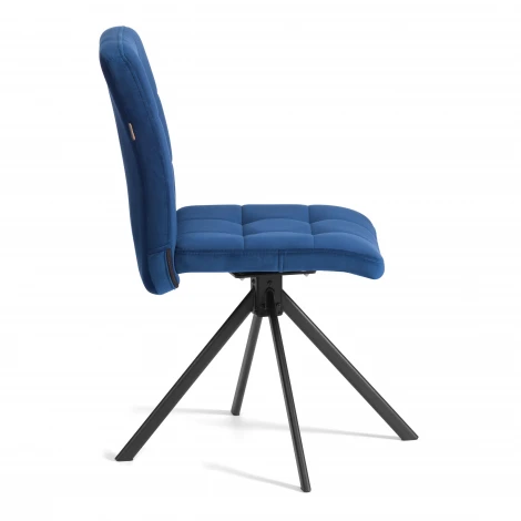 Стул обеденный Medeo Tetchair (Металл,Велюр/Синий) арт.24991
