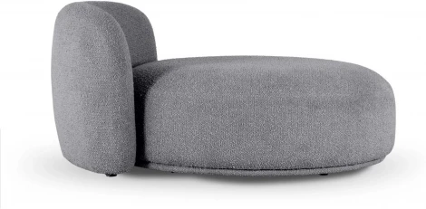 Кушетка Fabro ОГОГО (арт.863588), (Ткань,Букле/Темно-серый)