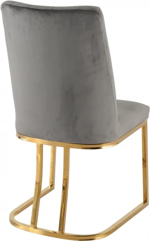 Стул обеденный IST-CASA Пресли DX-2055-1.1, 46х47х88, серый, золото