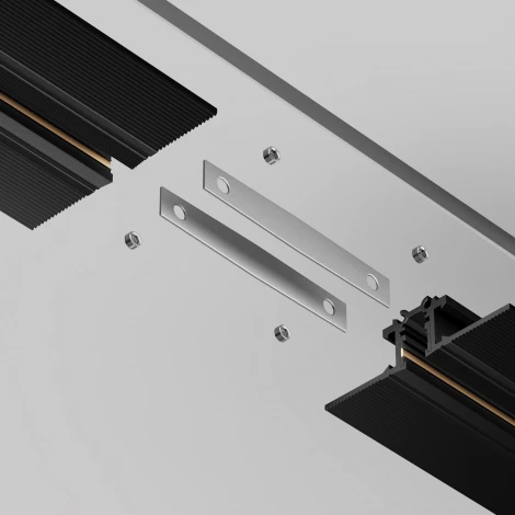 Коннектор/соединитель прямой для шинопровода Levity, 2шт Maytoni Accessories for tracks Levity TRA184C-12S