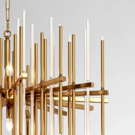 Подвесная люстра Wi-Fi Bogate's Allure 356/8 Smart (220V, управление смартфоном, голосовое управление, умный дом - Minimir Home, Алиса, Маруся, Салют, на цепи)