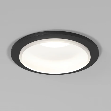 Встраиваемый светильник Elektrostandard Mils 25010/01 GU10 чёрный (220V, круглые)