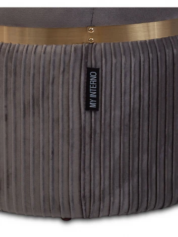Пуфик большой серый MY iNTERNO Roma MY19B352-W(big)