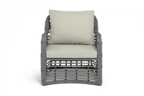 "Ницца" кресло из искусственного ротанга, цвет серый 4SIS арт.УТ-00009385