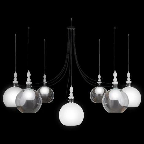 Подвесная люстра 33 Идеи PND182.07.17CH.003BL-M62TW (220V, на тросе, паук)
