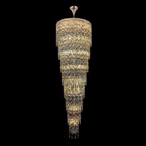 Подвесная люстра хрустальная Modelux ML.905.750 GD