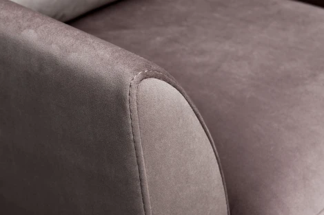Кресло Siena велюр коричнвый Colt1012-ROSKOR 17 83*82*93см Garda Decor