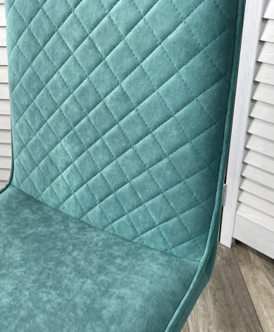 Стул PAINT, цвет B15 Мята, велюр / черный каркас