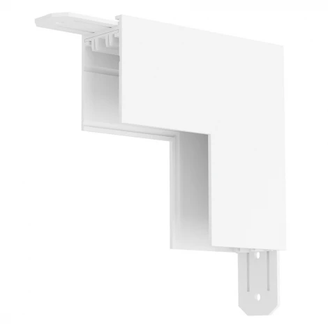 Угловой соединитель внутренний для накладного шинопровода белый AM Group AM544 WH SMART