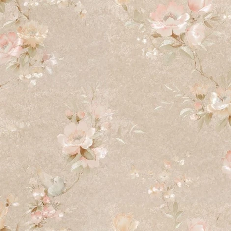 Обои виниловые Zambaiti Satin Flowers III 44601 10,05 x 0,53 м