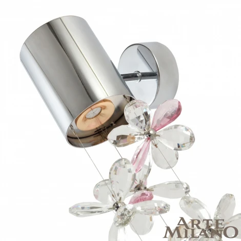 Спот Arte Milano 11952B.D90.H600.LED Ni (220V, подвески, цветы)