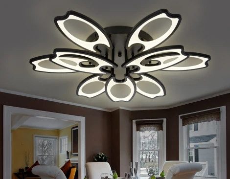 Потолочная люстра Ambrella Acrylica FA581 (регулировка яркости, LED, 220V, пульт управления)