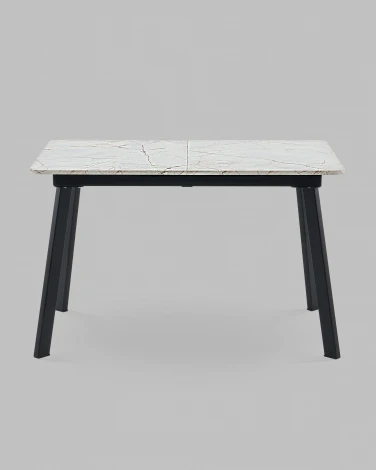 Стол Stool Group Batu new 120-160/80/76 Стол Stool Groupешница ЛМДФ азул оникс подСтол Stool Groupье металл черный УТ000041937