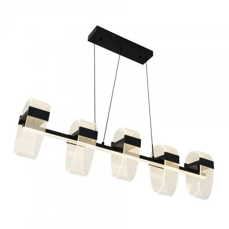 Подвесной светильник светодиодный с пультом с регулировкой цветовой температуры LED4U LED4U L7708-1200 BK