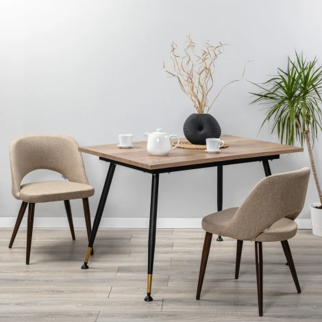 Стул R-Home Lars Сканди Браун/Тёмный Орех