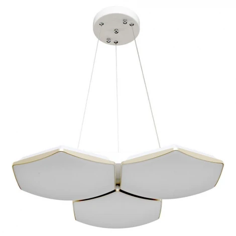 Максисвет 2-7319-3-WH+GL Y LED