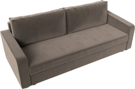 Диван прямой Лига-009 (Коричневый/Велюр) Лига Диванов арт.118044