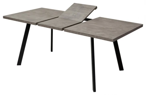 Обеденный стол M-City BRICK M 140 Оникс / Черный