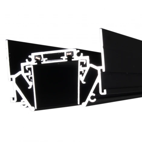 Шинопровод магнитный встраиваемый для натяжного потолка 3 м. Reluce RL 06300 track rail 3000mm BK