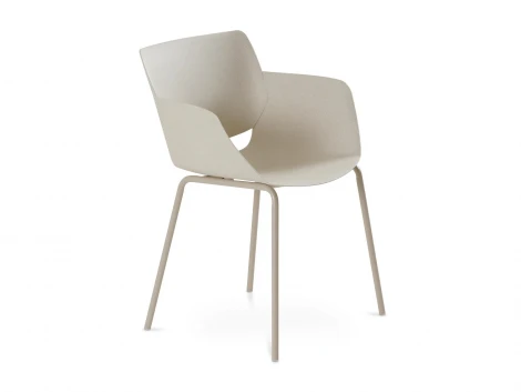 Комплект стульев Glan 4 шт. ОГОГО Обстановочка! 966369 (Пластик/Бежевый)