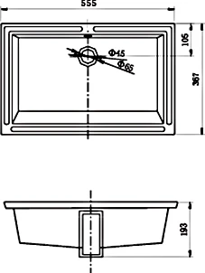 Раковина SSWW CL3063 55 см