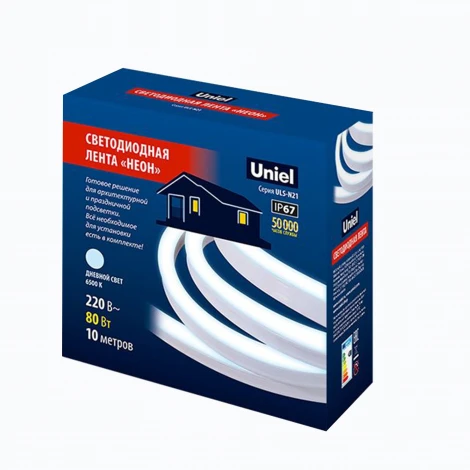 Светодиодная лента Uniel ULS-N21 10M/6500K/1.5M IP67 RRP80C00