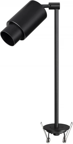 Мебельный точечный светильник ART-NEMO-BUILT-ZOOM-L205-R38-5W Warm3000 (BK, 10-55 deg, 24V) (Arlight, IP20 Металл) 049785 (LED)