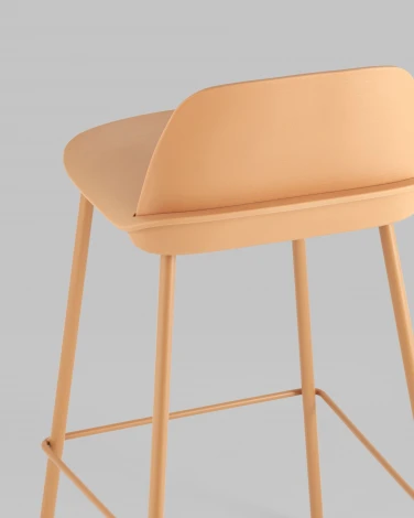 Стул полубарный Mist желтый 4 шт Stool Group арт.УТ000038438