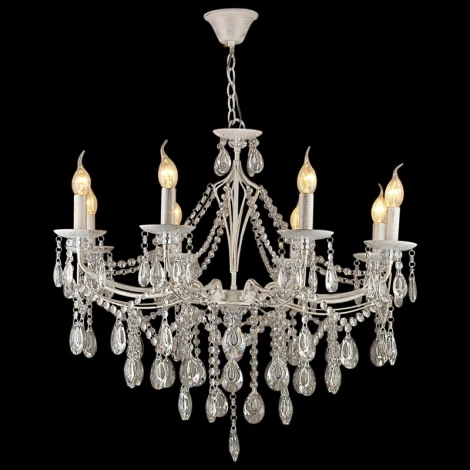 Подвесная люстра Reluce 03238-0.4-08 (220V, подвески, на цепи, подсвечник, свеча)