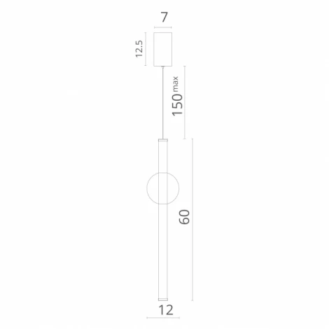 Подвесной светильник Divinare Cliff 1125/01 SP-16 (LED, 220V, на проводе)