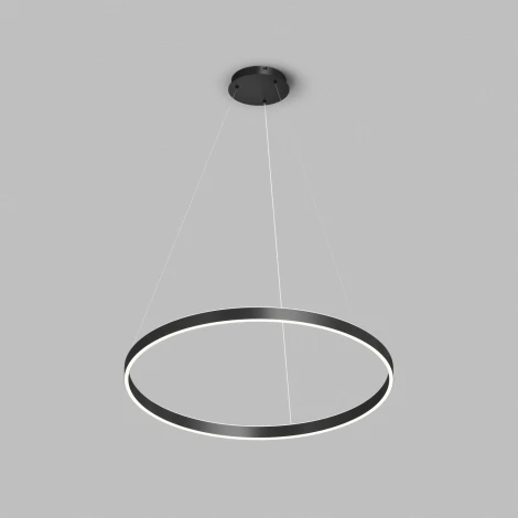 Подвесной светильник кольцо светодиодный Denkirs Raydia DK6273-BK