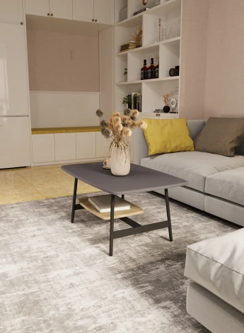 Стол журнальный Калифорния Юкон Графит/дуб сонома 9557096201