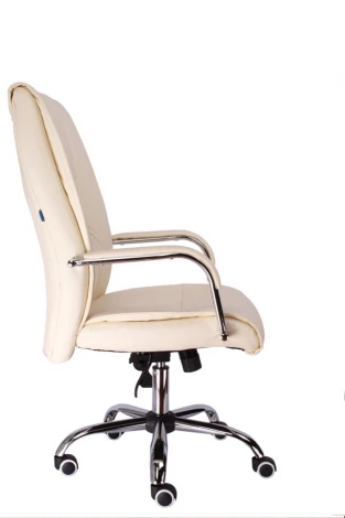 Компьютерное кресло для руководителя Kent TM экокожа кремовый