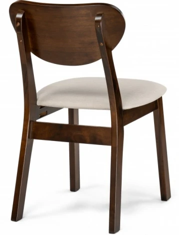 Деревянный стул Loid (Loid dirty oak / light beige) Woodville арт.15521