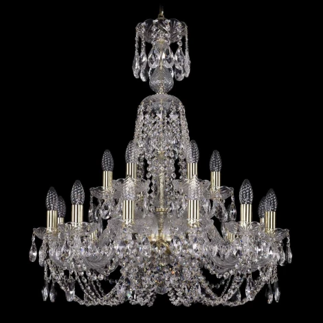 Подвесная люстра Bohemia 1406 1406/12+6/240/XL-78/G