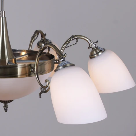 Подвесная люстра на штанге Reluce 70577-0.3-6+2