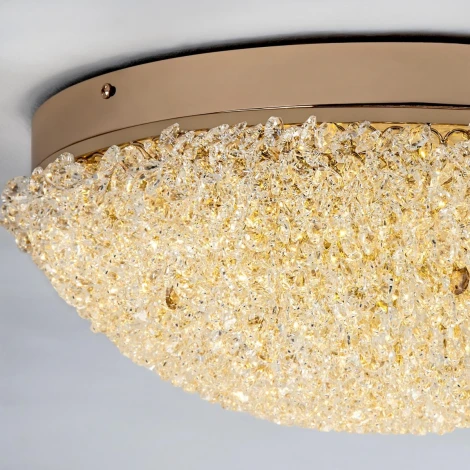 Потолочная люстра светодиодная хрустальная с регулировкой цветовой температуры и яркости Modelux MODELUX ML.2320.400 GD